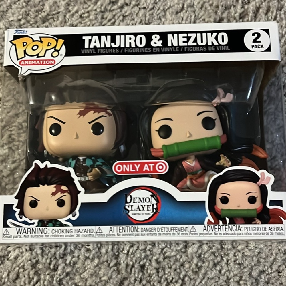 Tanjiro and Nezuko Funko Pop Set
